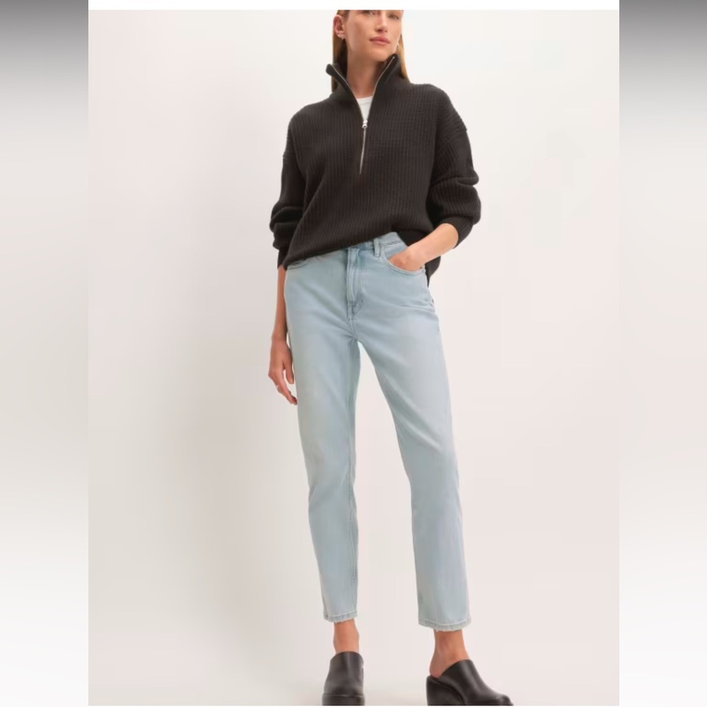 NWT Everlane Original Cheeky Jeans, Fog (light wash), 29